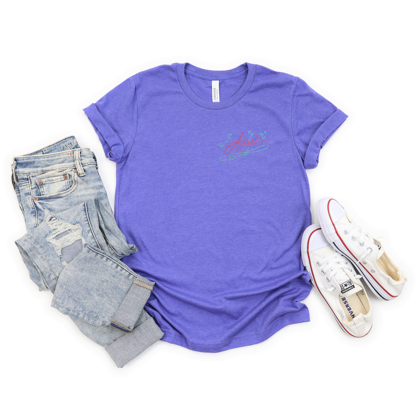Ariel Autograph Embroidered Tee