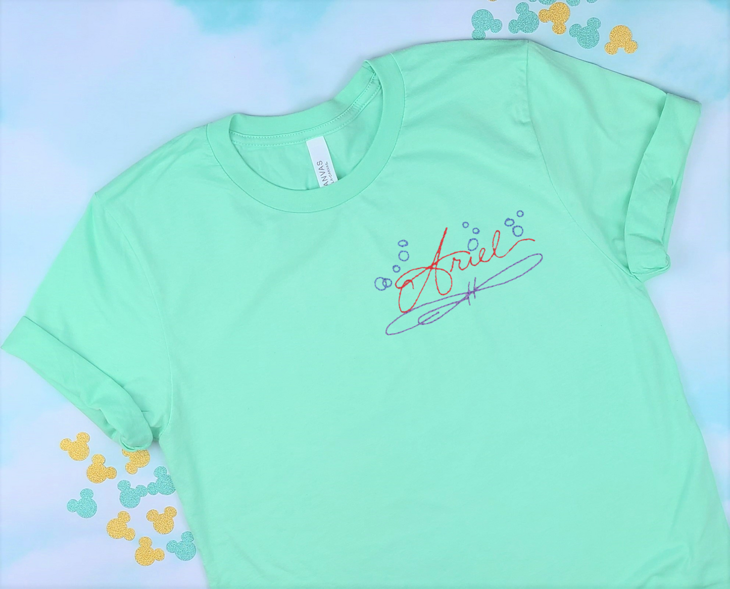 Ariel Autograph Embroidered Tee