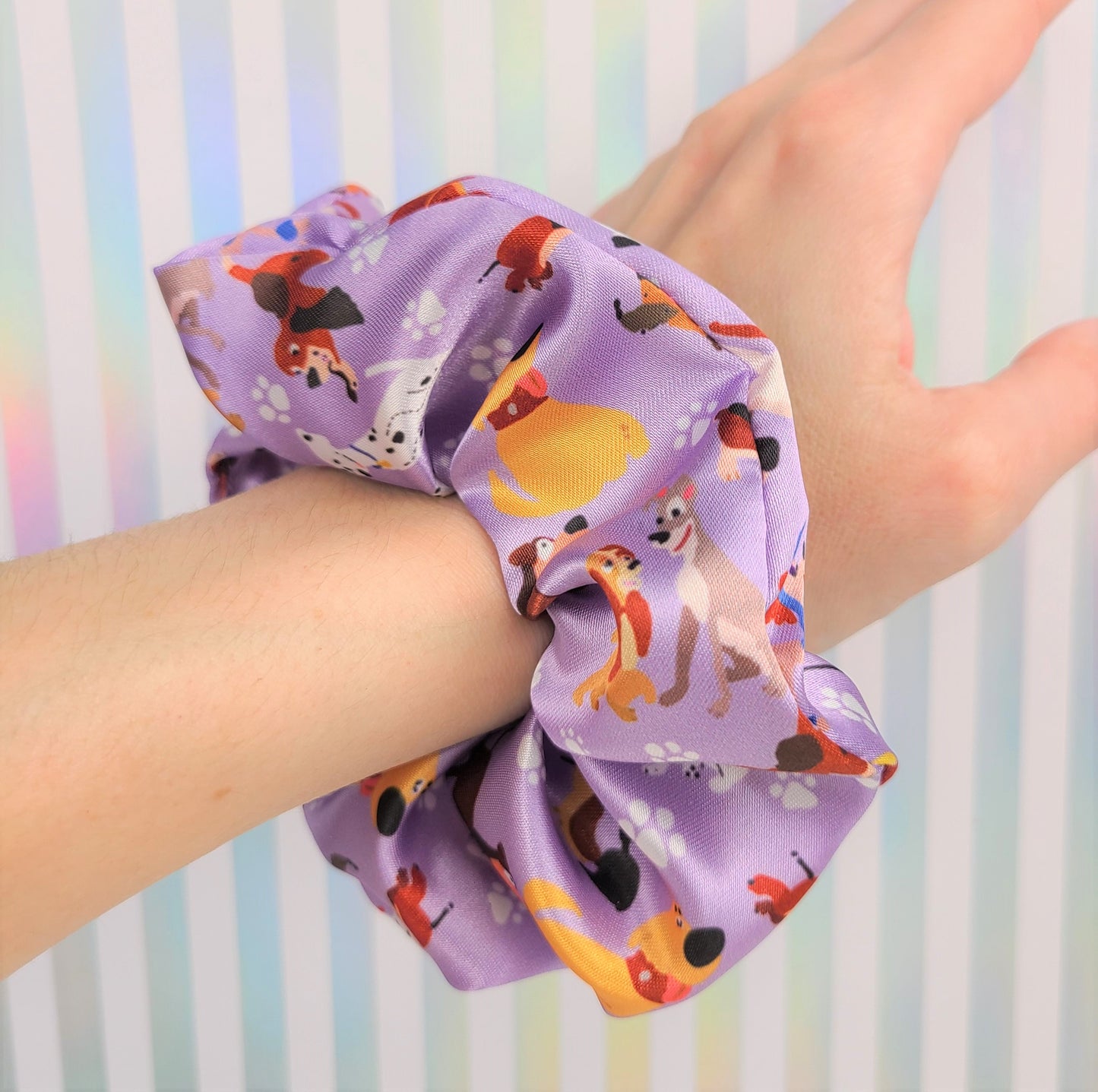 Disney Doggos Satin Scrunchie