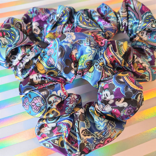 Vera Bradley Mickey and Minnie Scrunchie