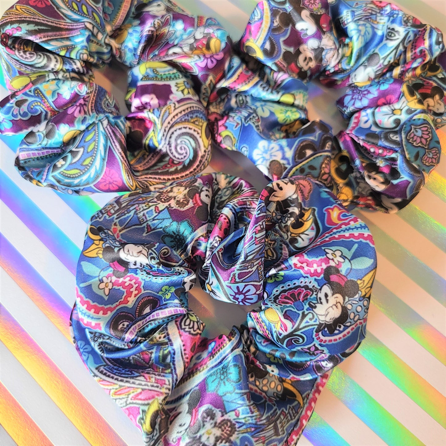 Vera Bradley Mickey and Minnie Scrunchie