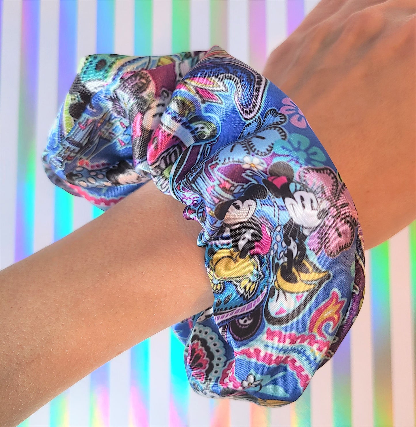 Vera Bradley Mickey and Minnie Scrunchie