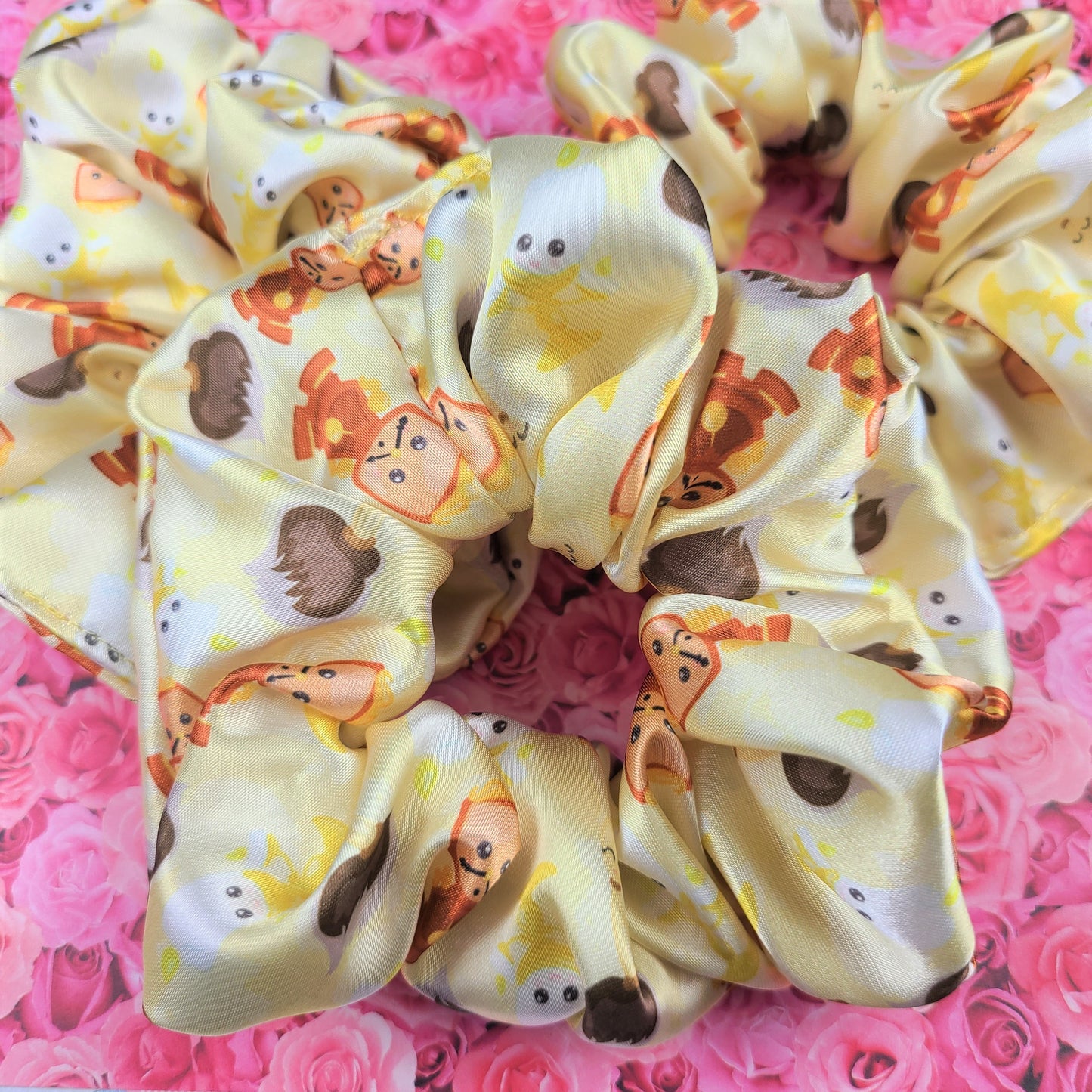 Beauty and the Beast Satin Scrunchie