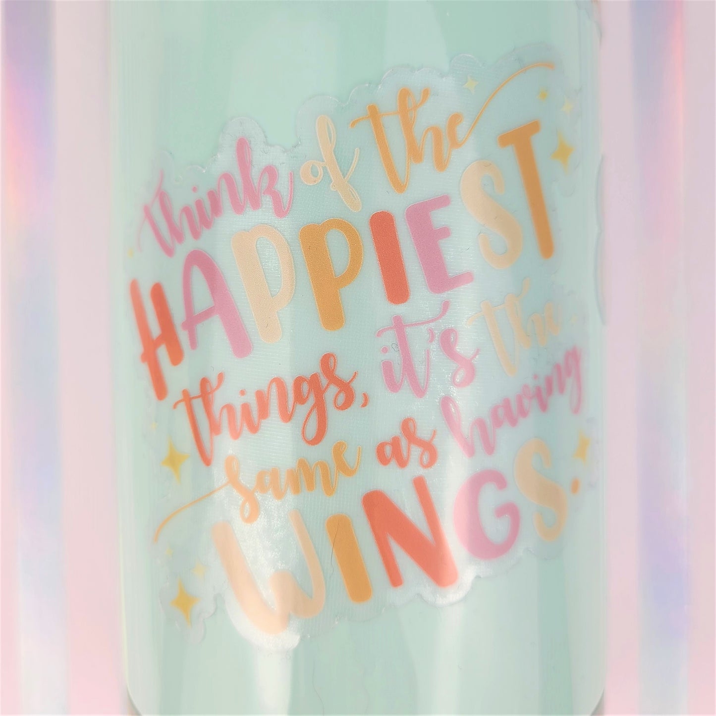Happiest Things Clear Vinyl Sticker