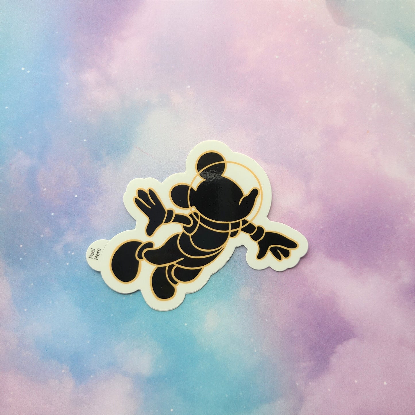 Astro Mickey Vinyl Sticker