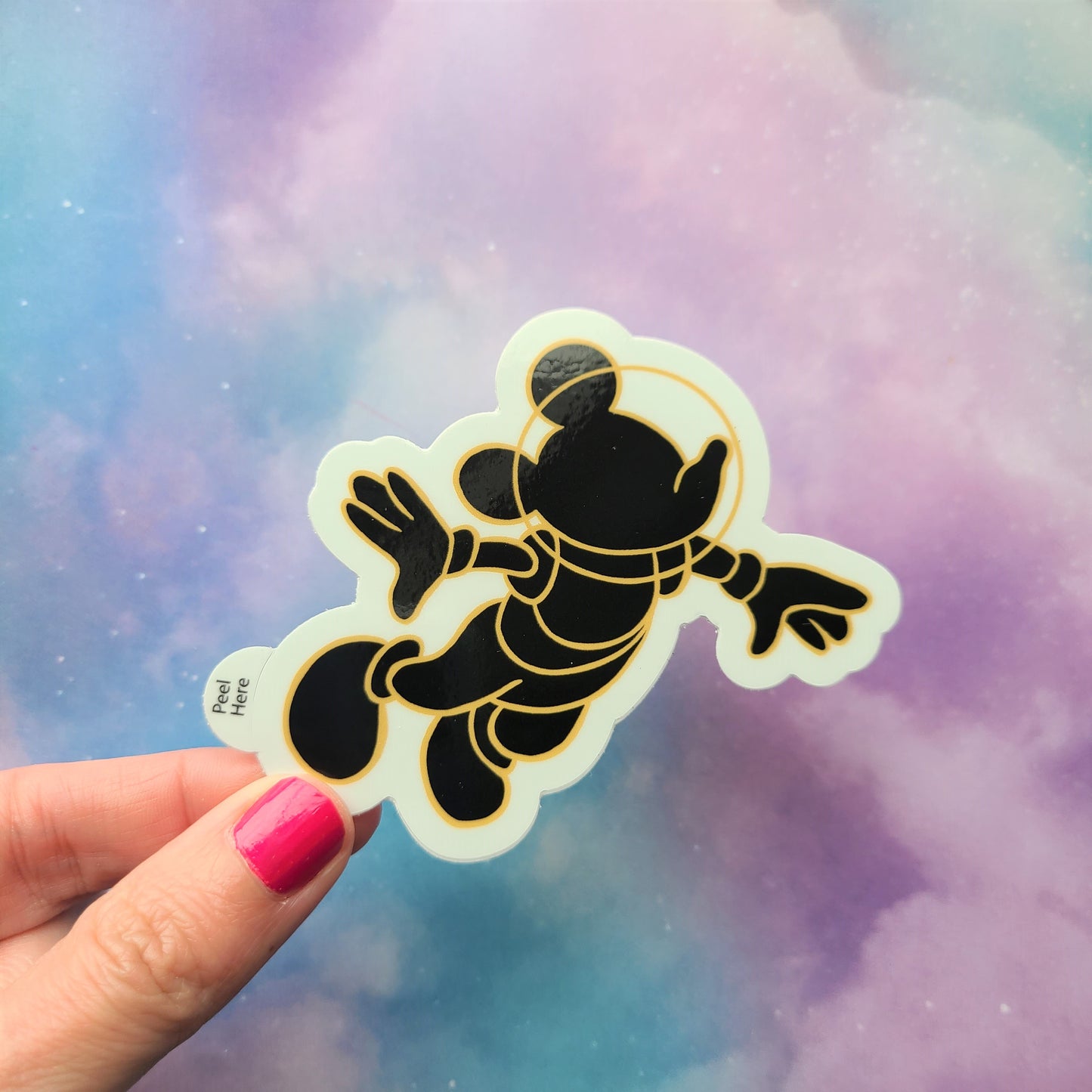 Astro Mickey Vinyl Sticker