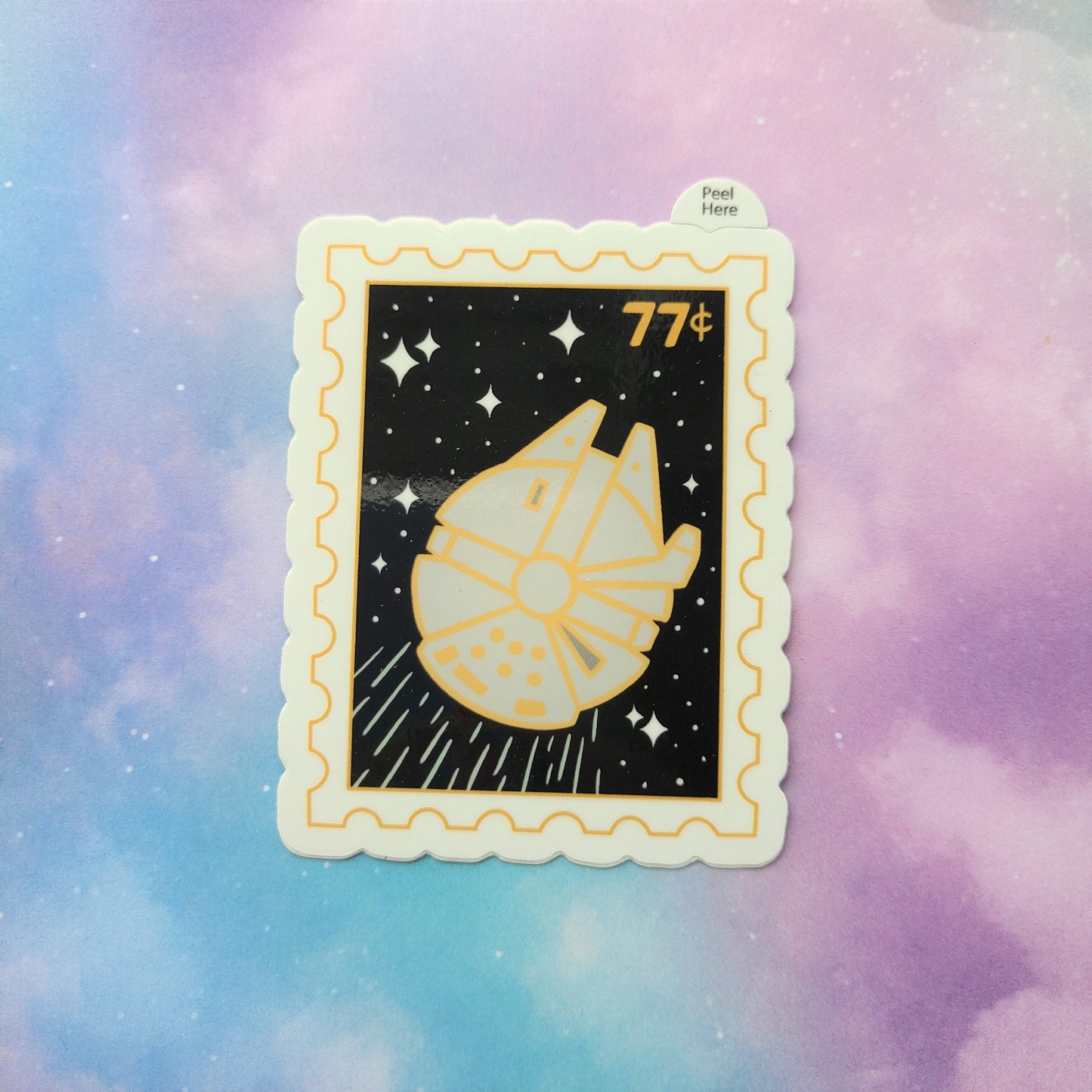 Millennium Falcon Stamp Vinyl Sticker