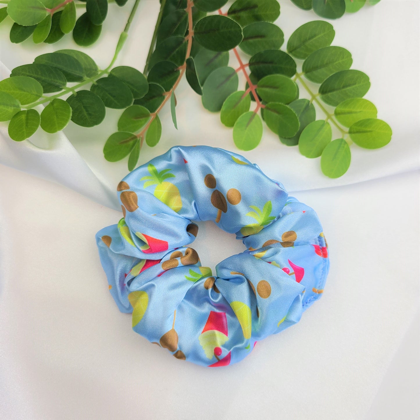 Disney Snacks Satin Scrunchie