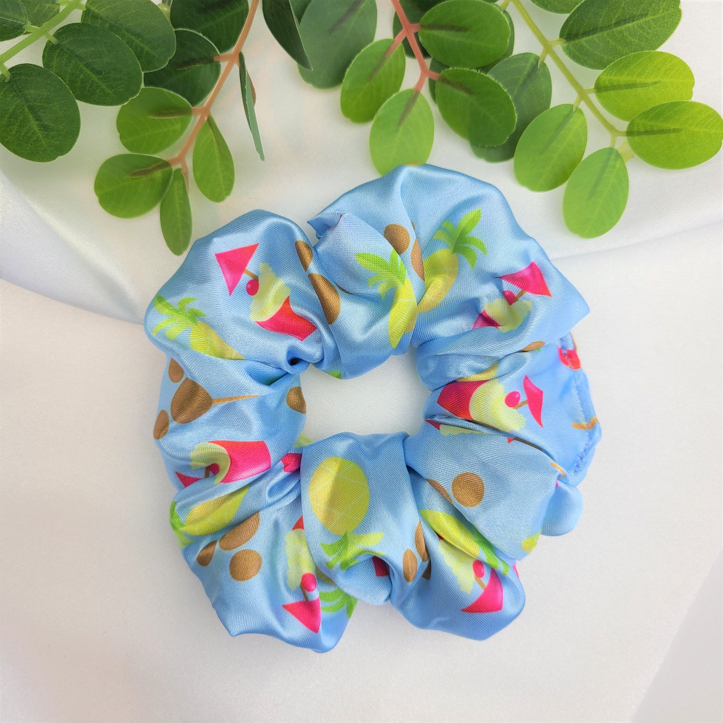 Disney Snacks Satin Scrunchie