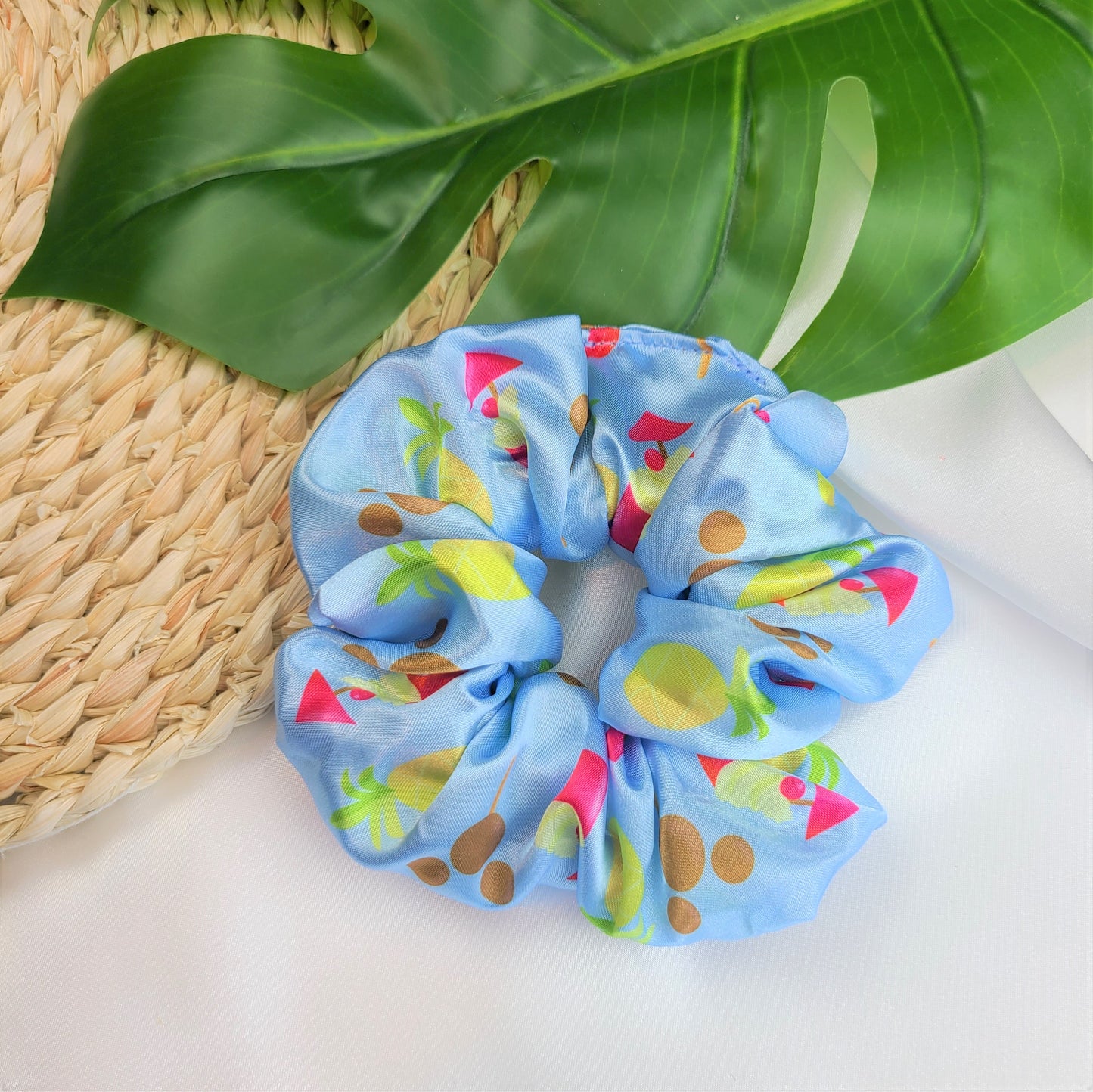 Disney Snacks Satin Scrunchie