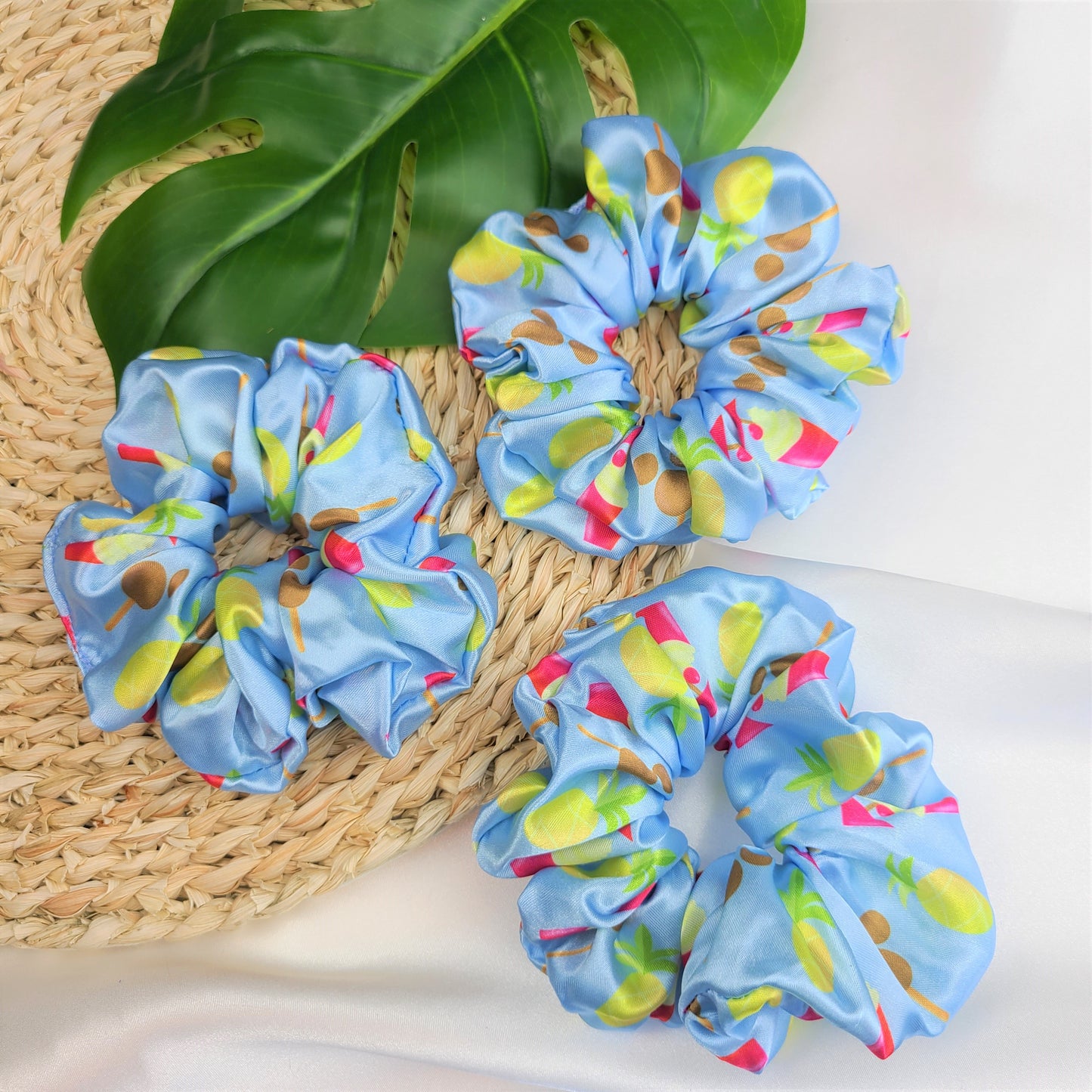 Disney Snacks Satin Scrunchie