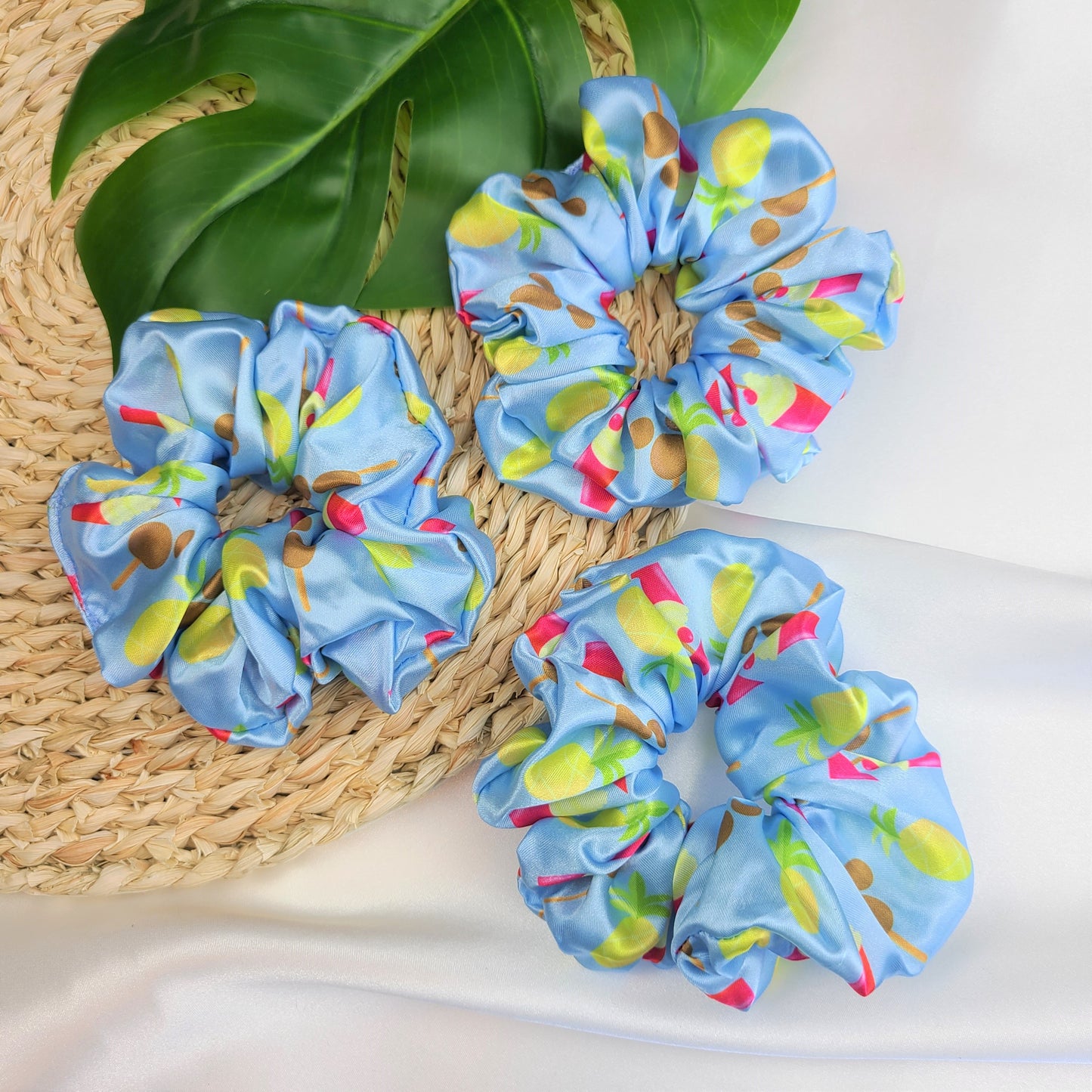 Disney Snacks Satin Scrunchie