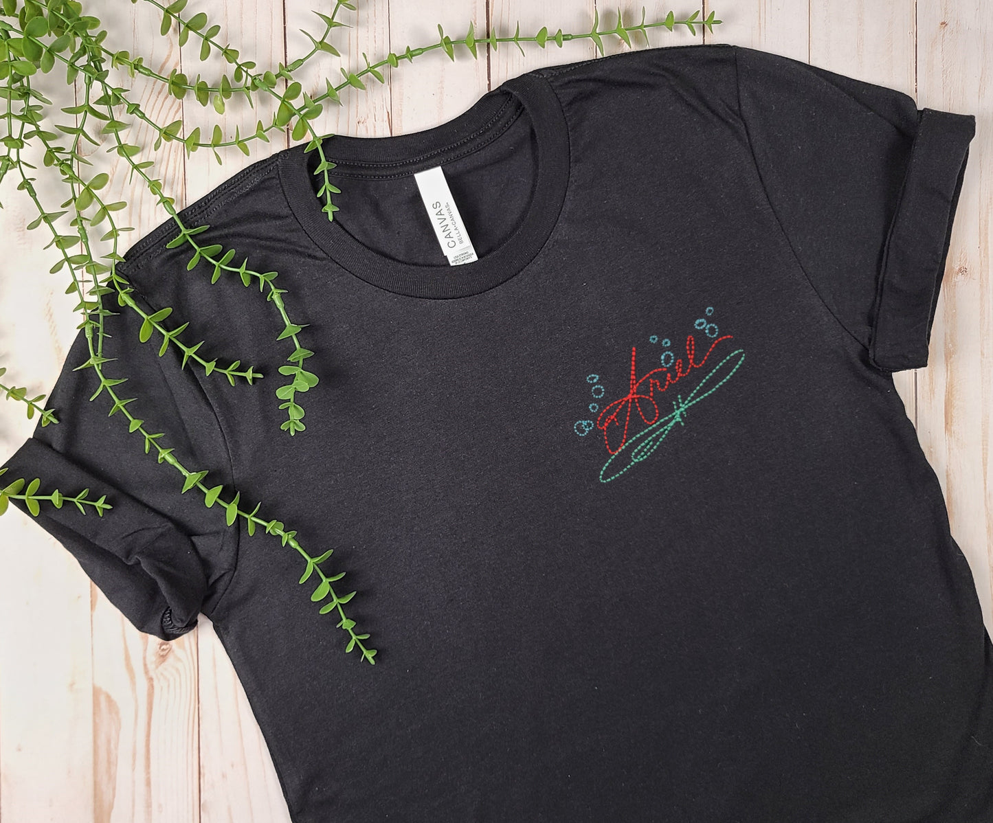 Ariel Autograph Embroidered Tee