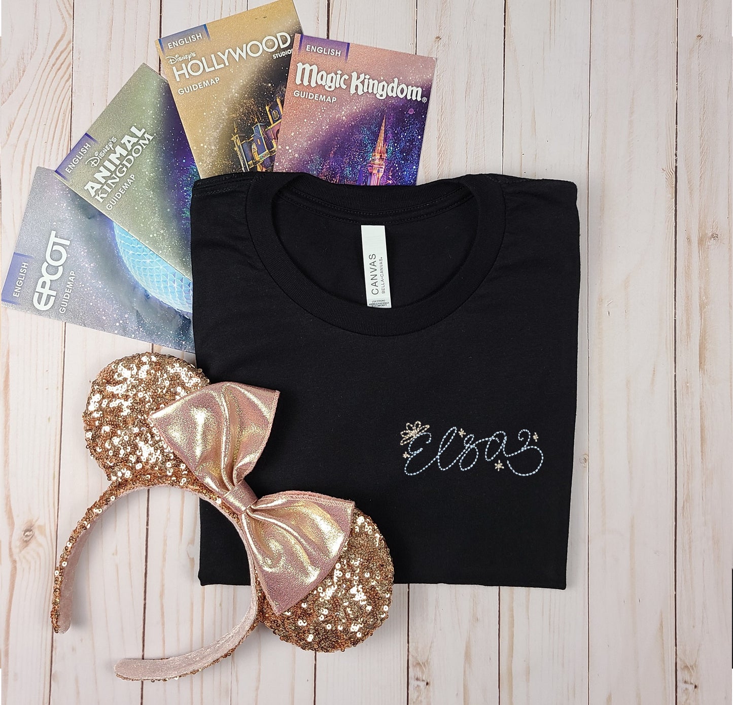 Elsa Autograph Black Tee