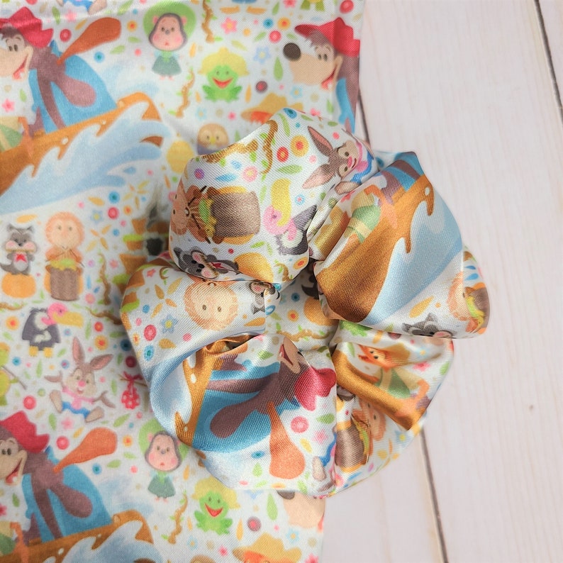 Splash Mountain Scrunchie