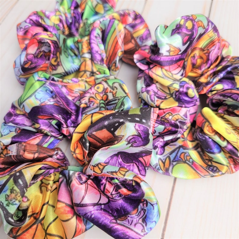 Figment Satin Scrunchie