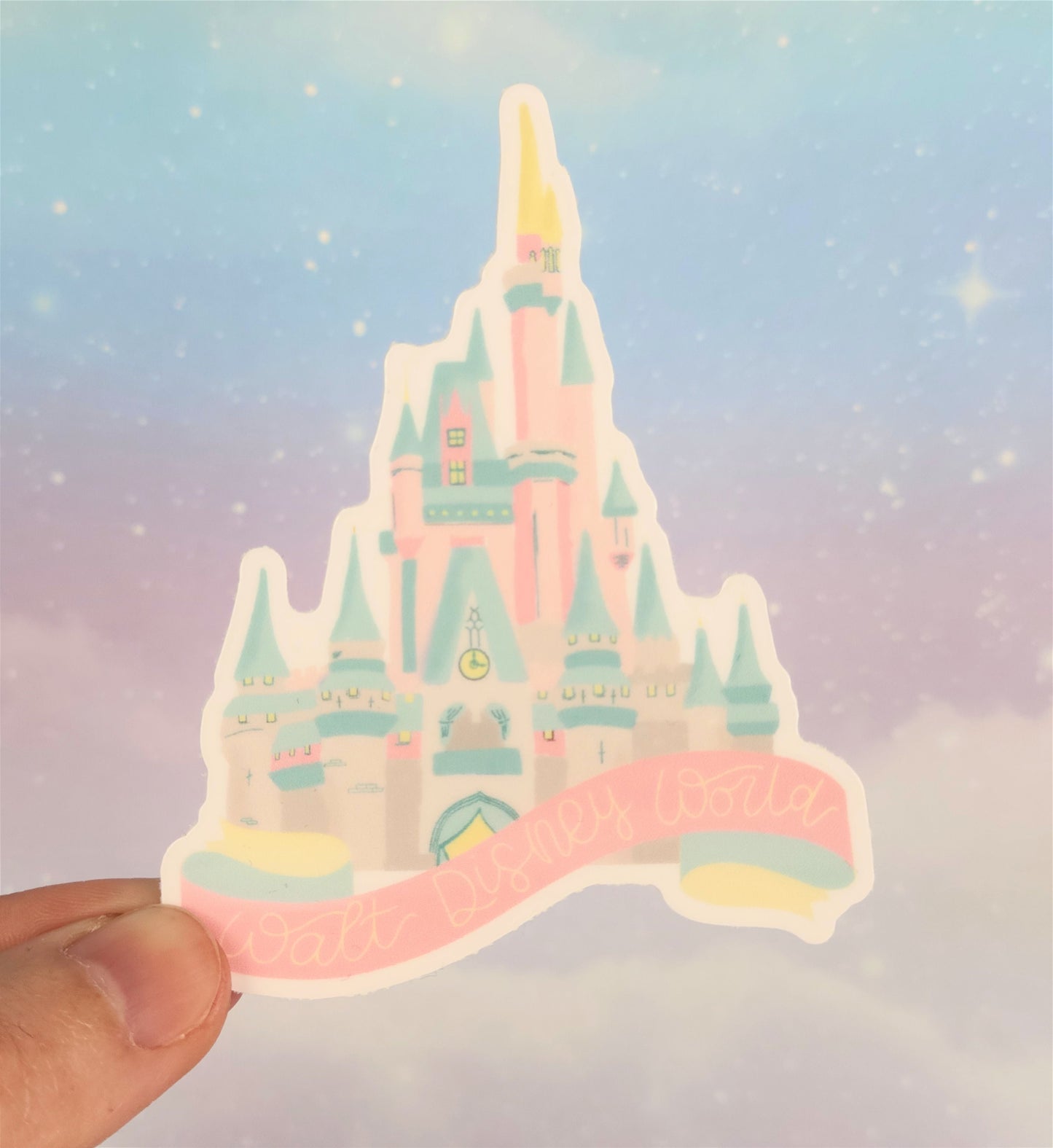 Magic Kingdom Cinderella Castle Vinyl Sticker