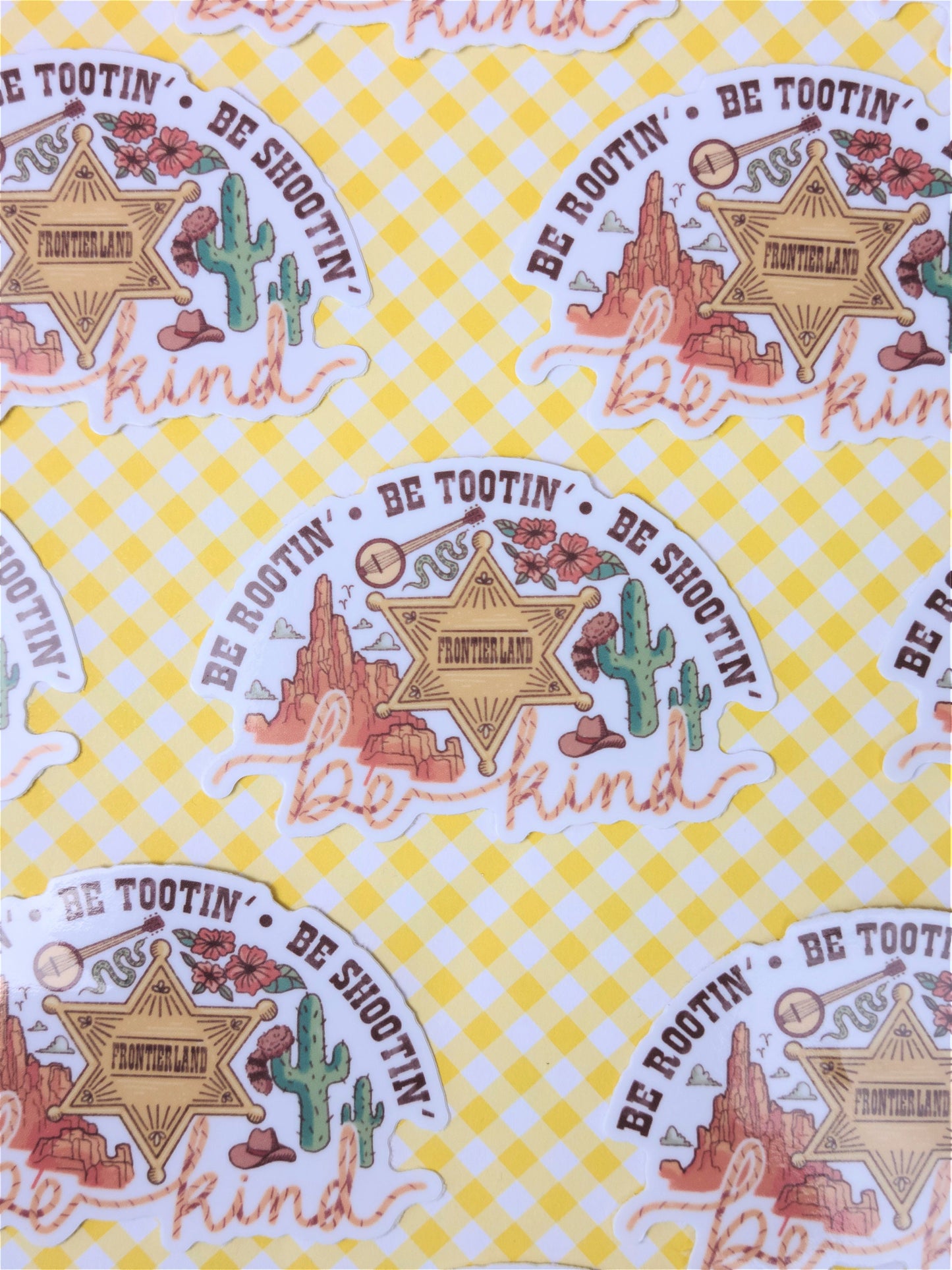 Frontierland Magic Kingdom Vinyl Sticker