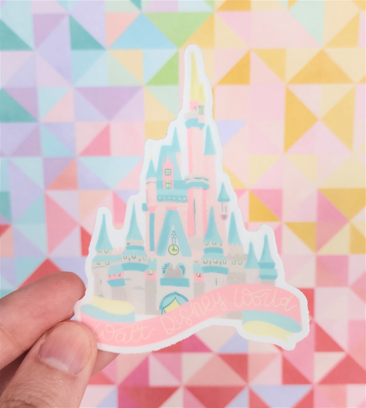 Magic Kingdom Cinderella Castle Vinyl Sticker