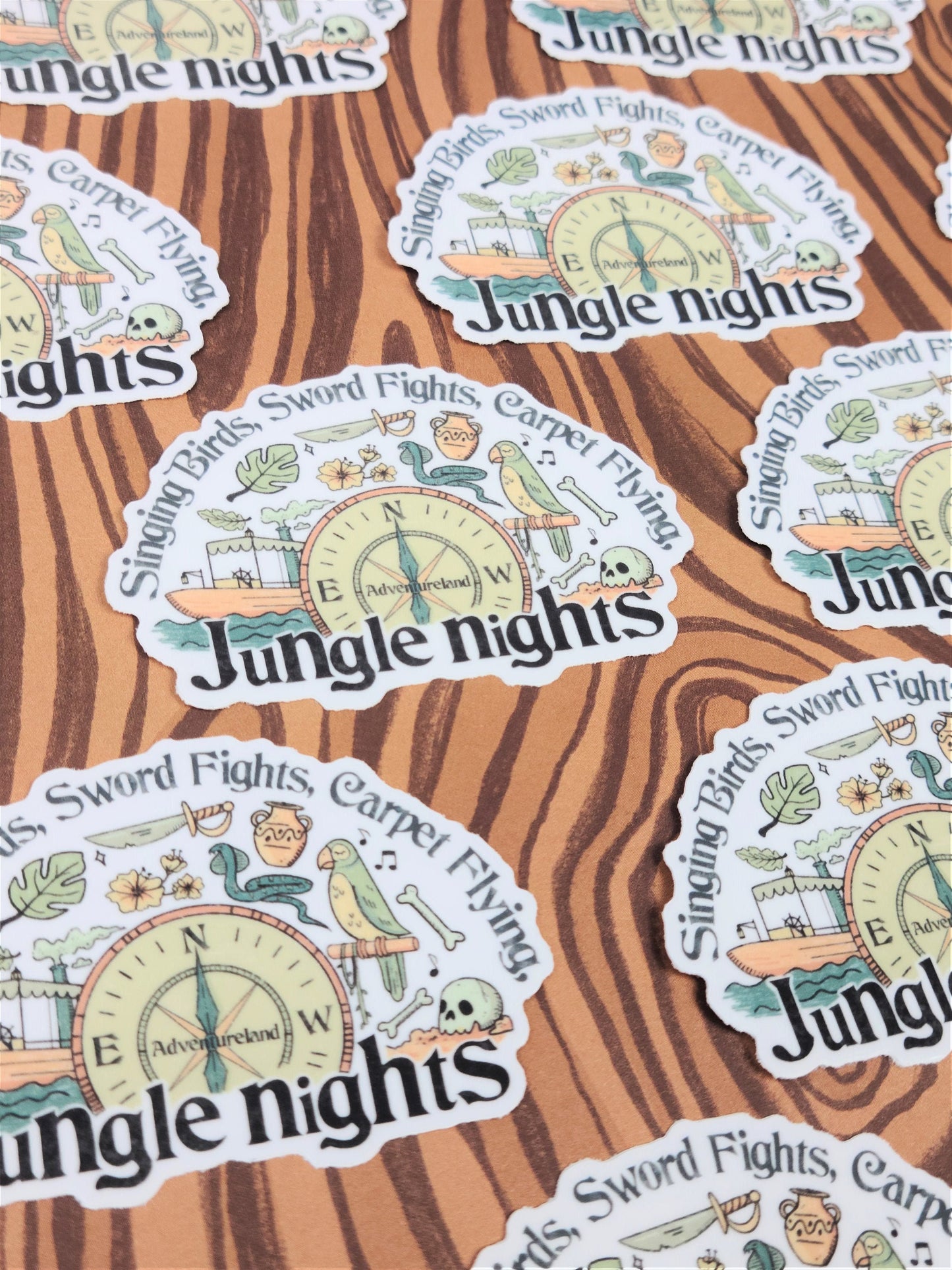 Adventureland Magic Kingdom Vinyl Sticker