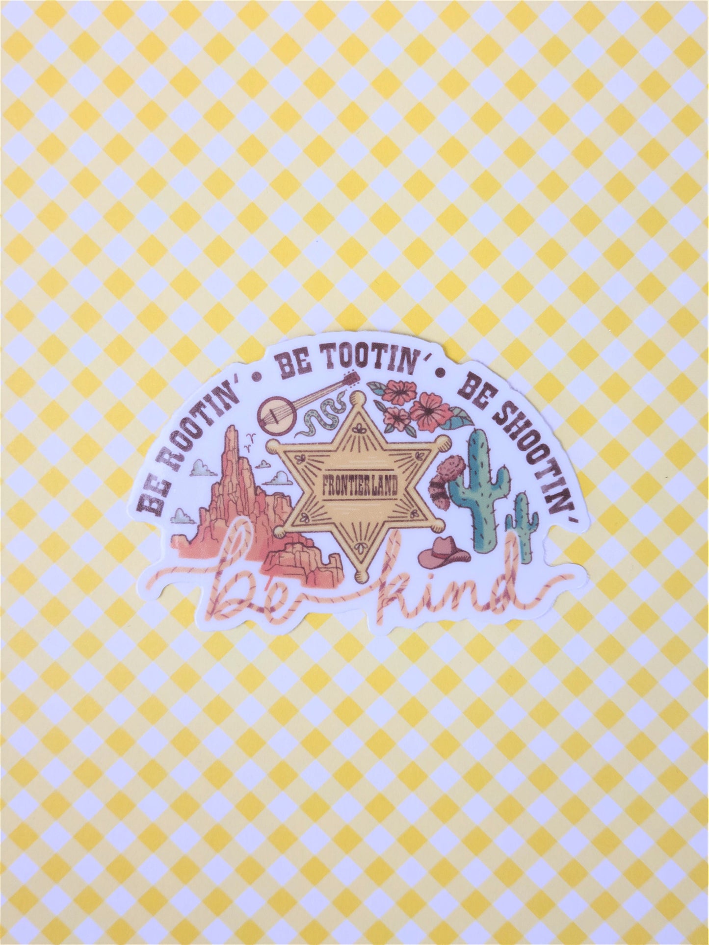 Frontierland Magic Kingdom Vinyl Sticker