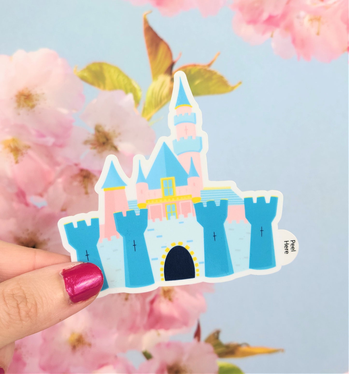 Disneyland Sleeping Beauty Castle Vinyl Sticker