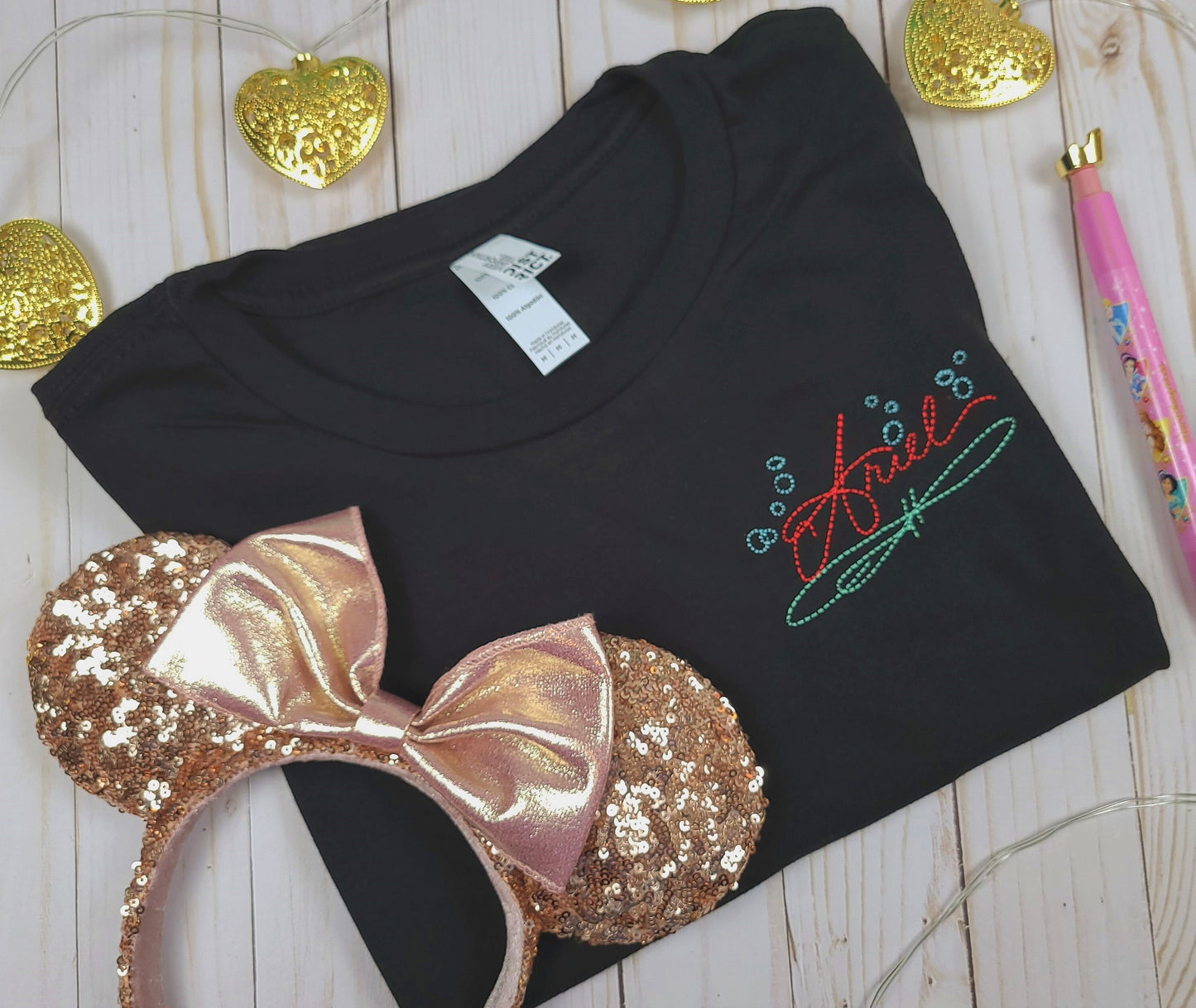 Ariel Autograph Embroidered Tee