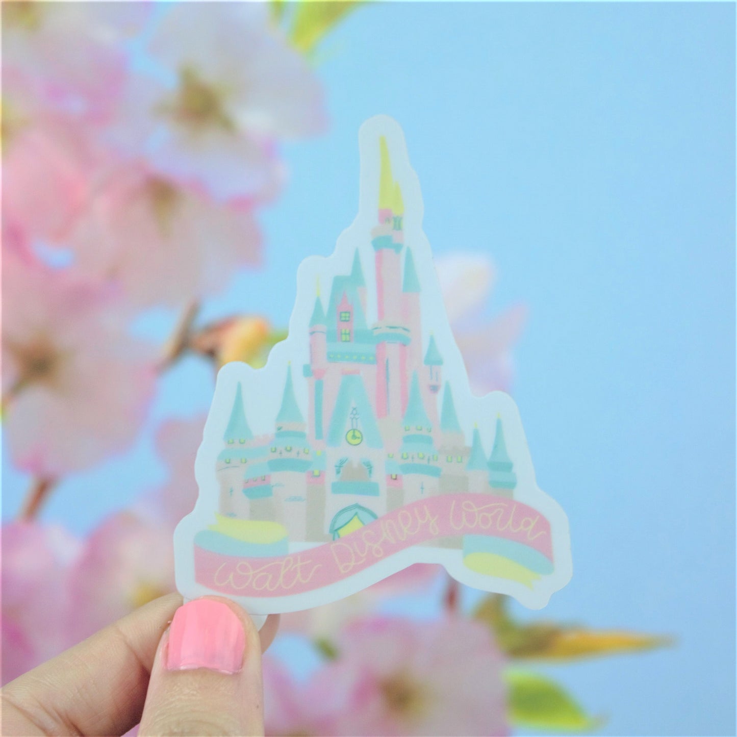 Magic Kingdom Cinderella Castle Vinyl Sticker