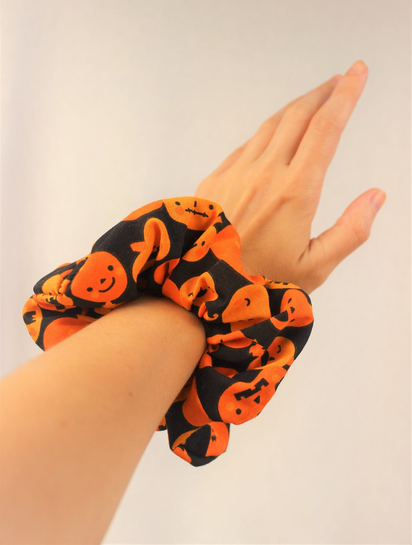 Cute Pumpkin Cotton Scrunchie