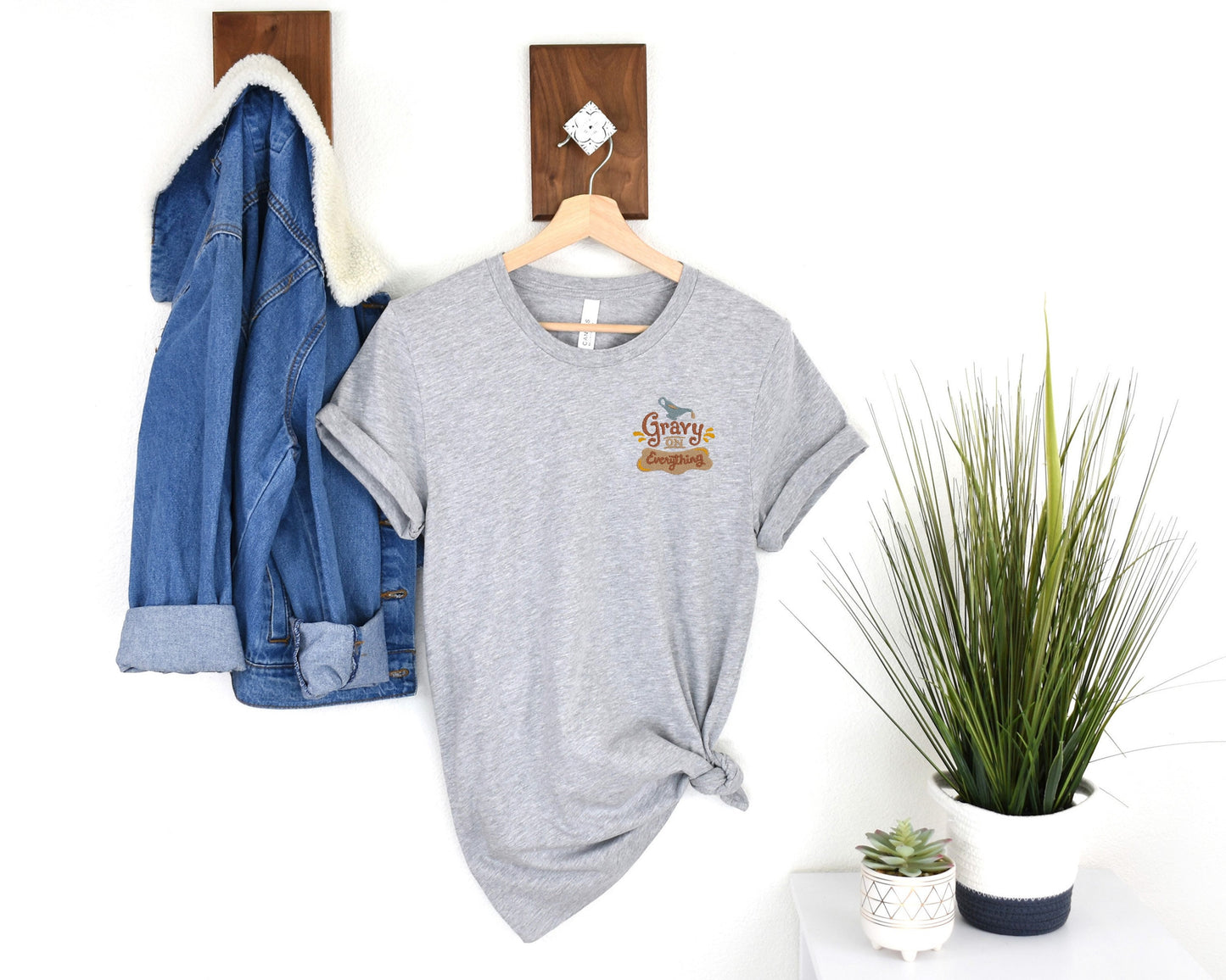 Embroidered Gravy on Everything Tee