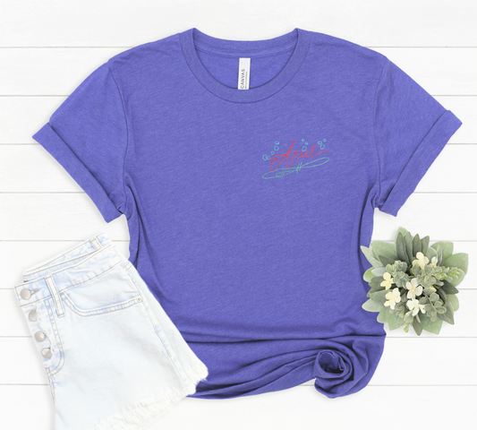 Ariel Autograph Embroidered Tee
