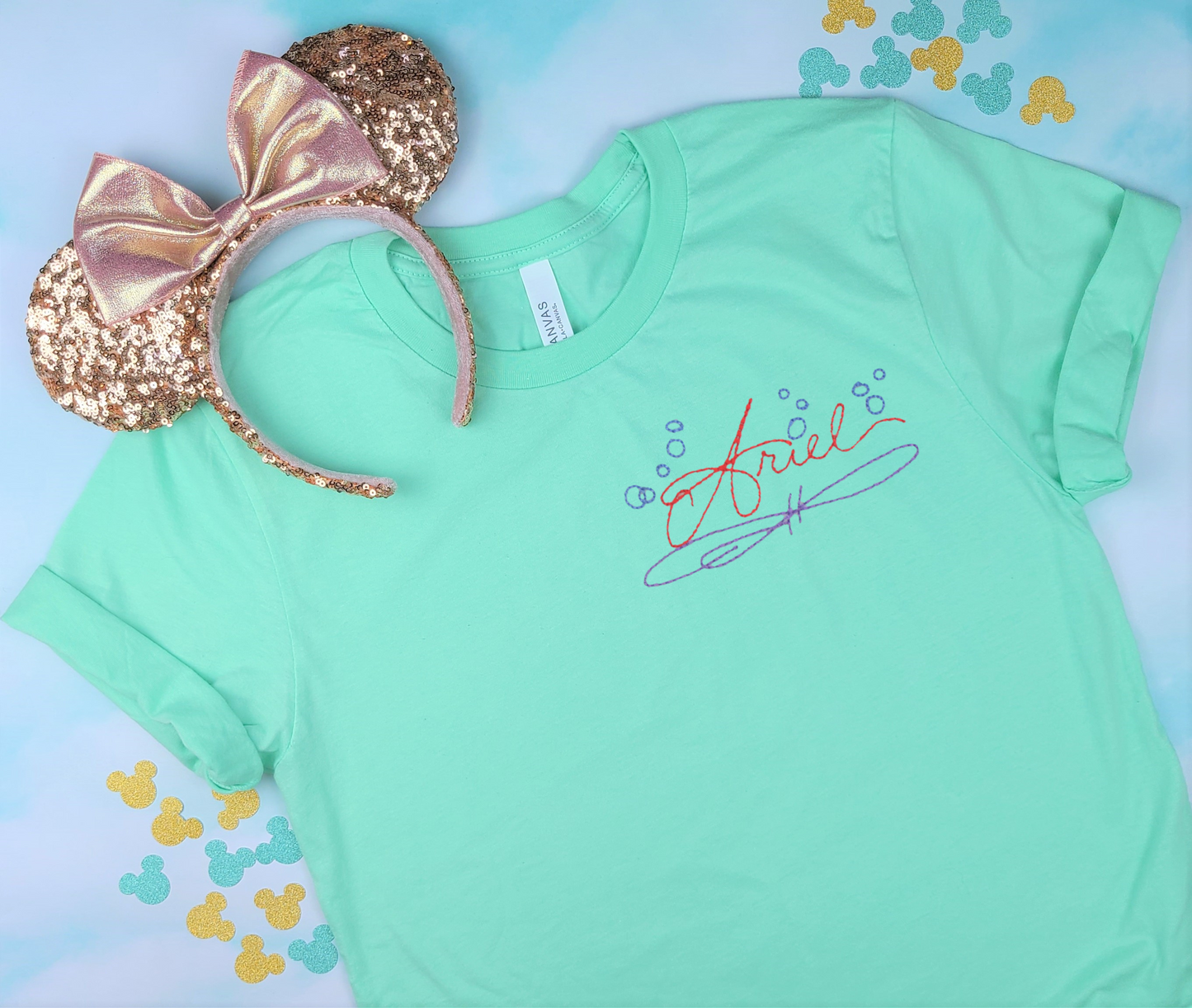 Ariel Autograph Embroidered Tee