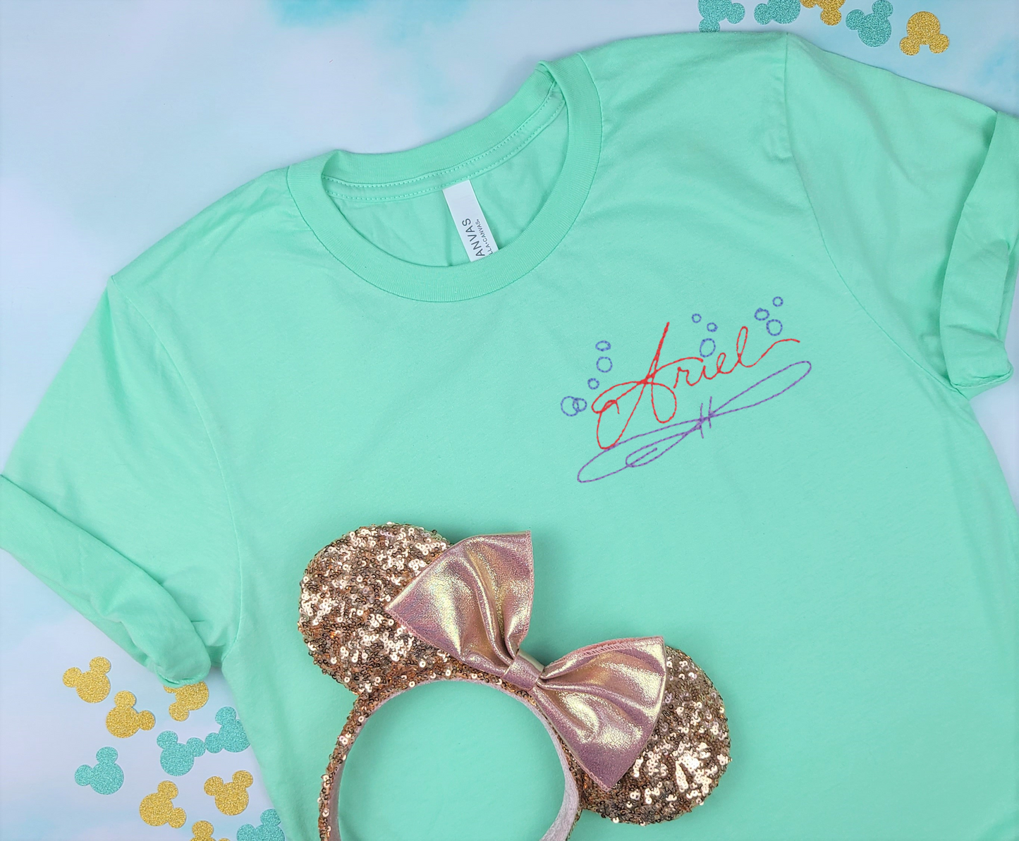 Ariel Autograph Embroidered Tee