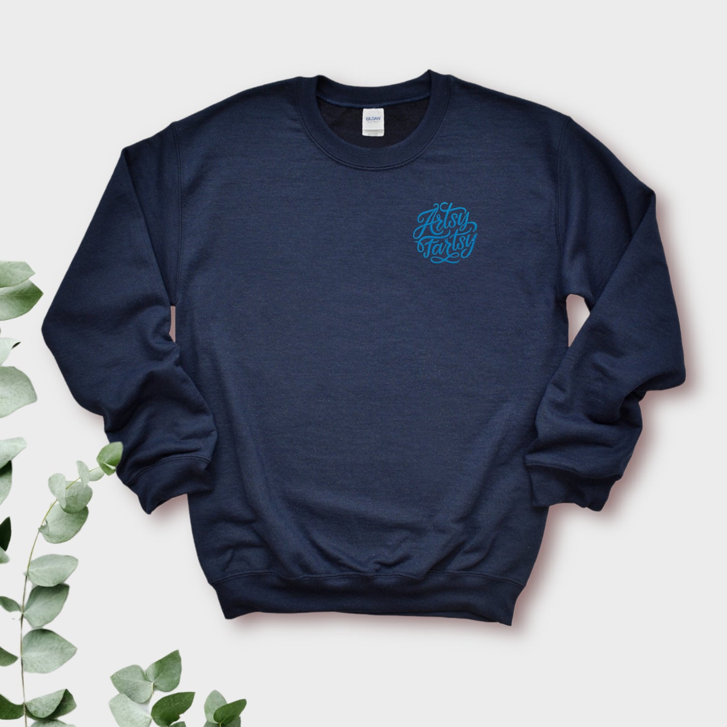 Artsy Fartsy Embroidered Unisex Crewneck Sweatshirt