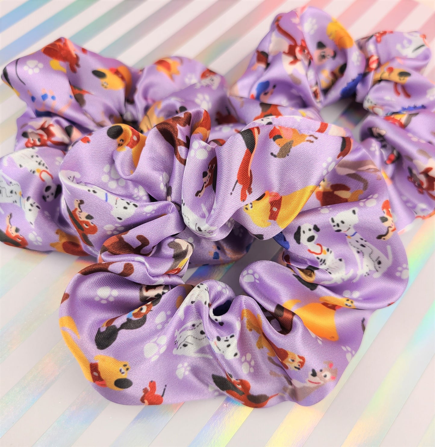 Disney Doggos Satin Scrunchie