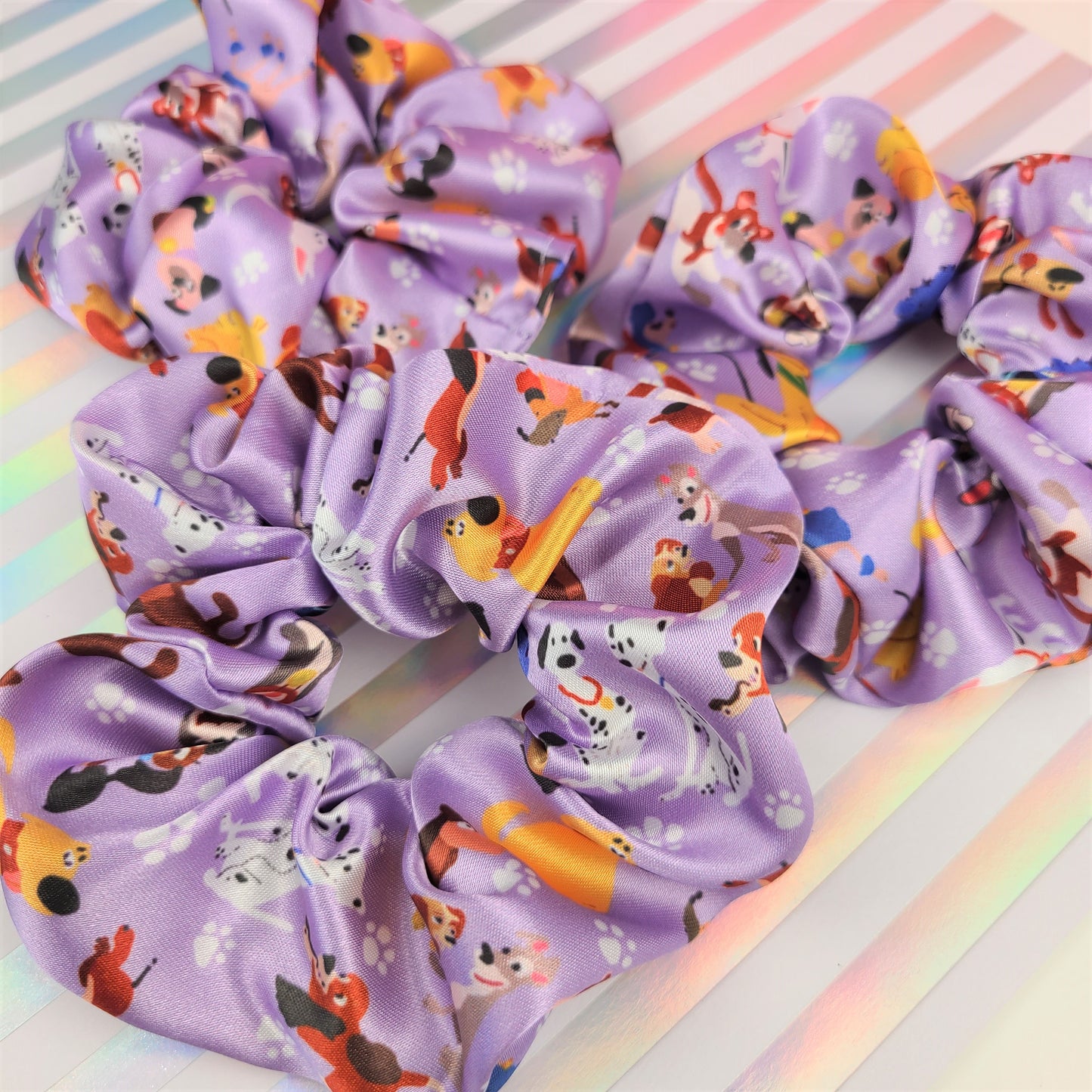 Disney Doggos Satin Scrunchie