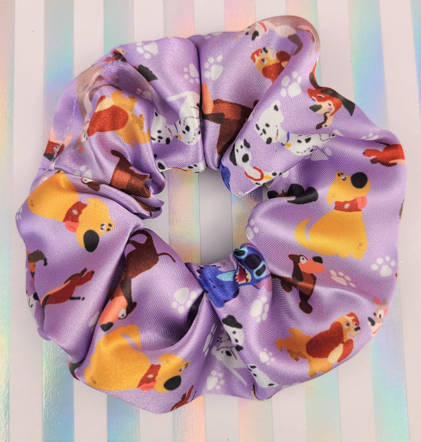 Disney Doggos Satin Scrunchie