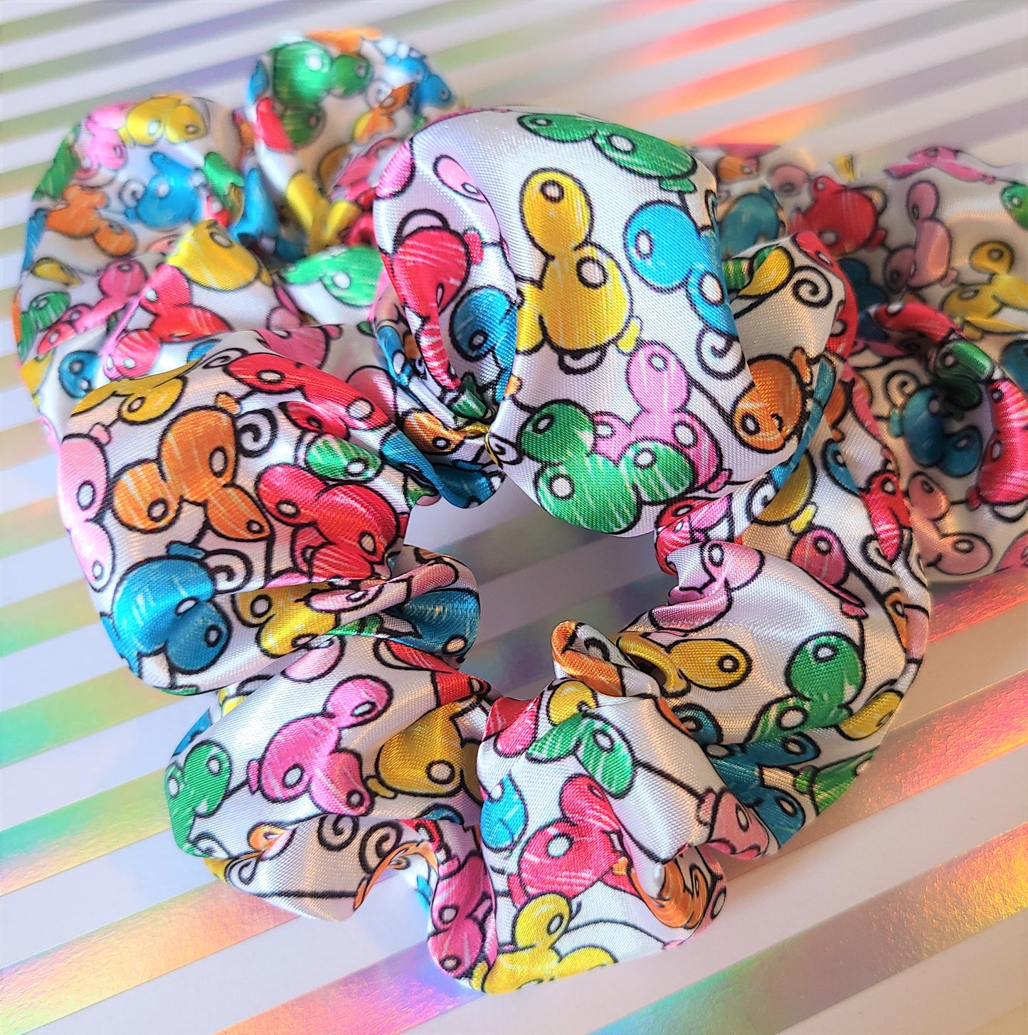 Mickey Balloons Scrunchie