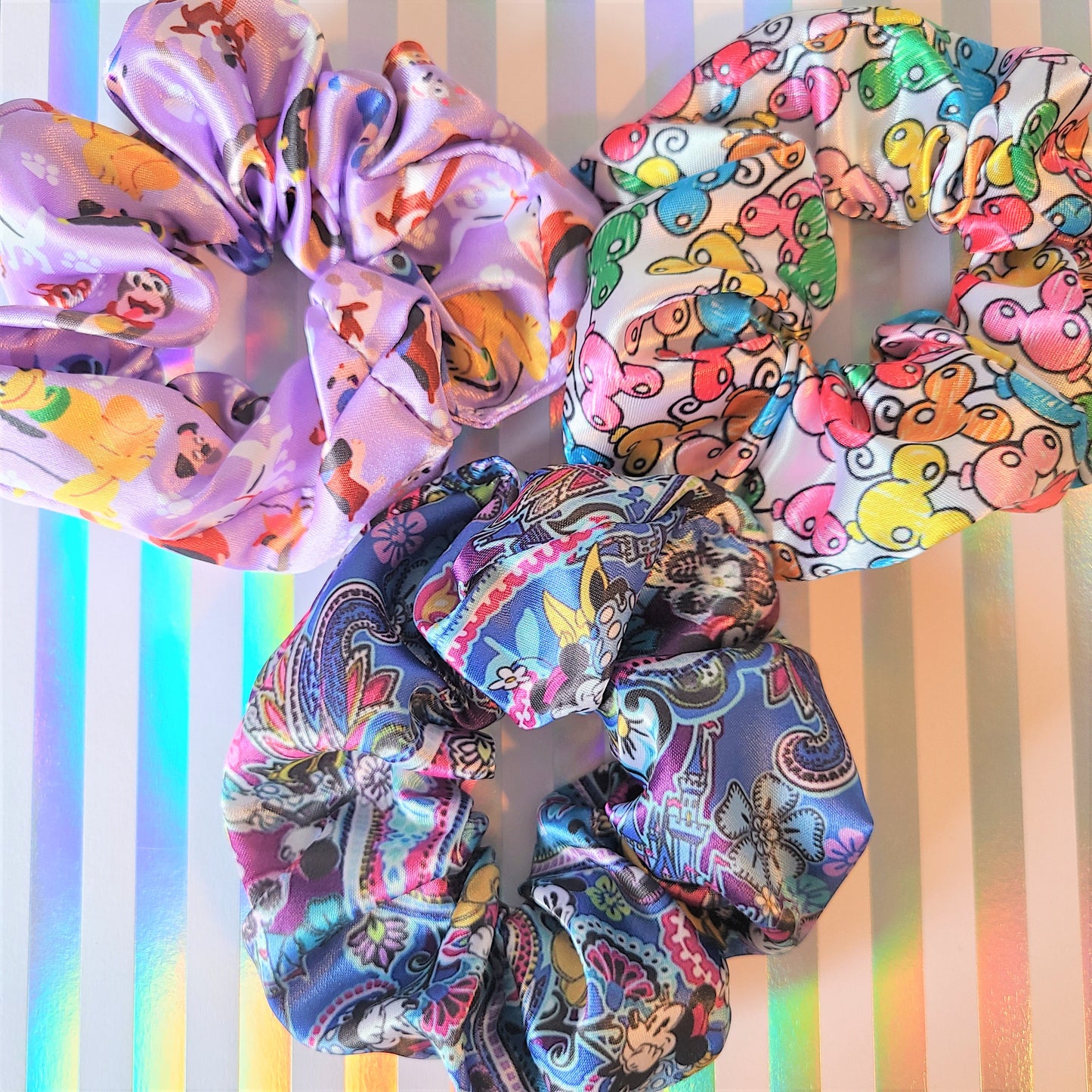 Mickey Balloons Scrunchie