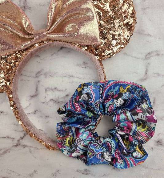 Vera Bradley Mickey and Minnie Scrunchie