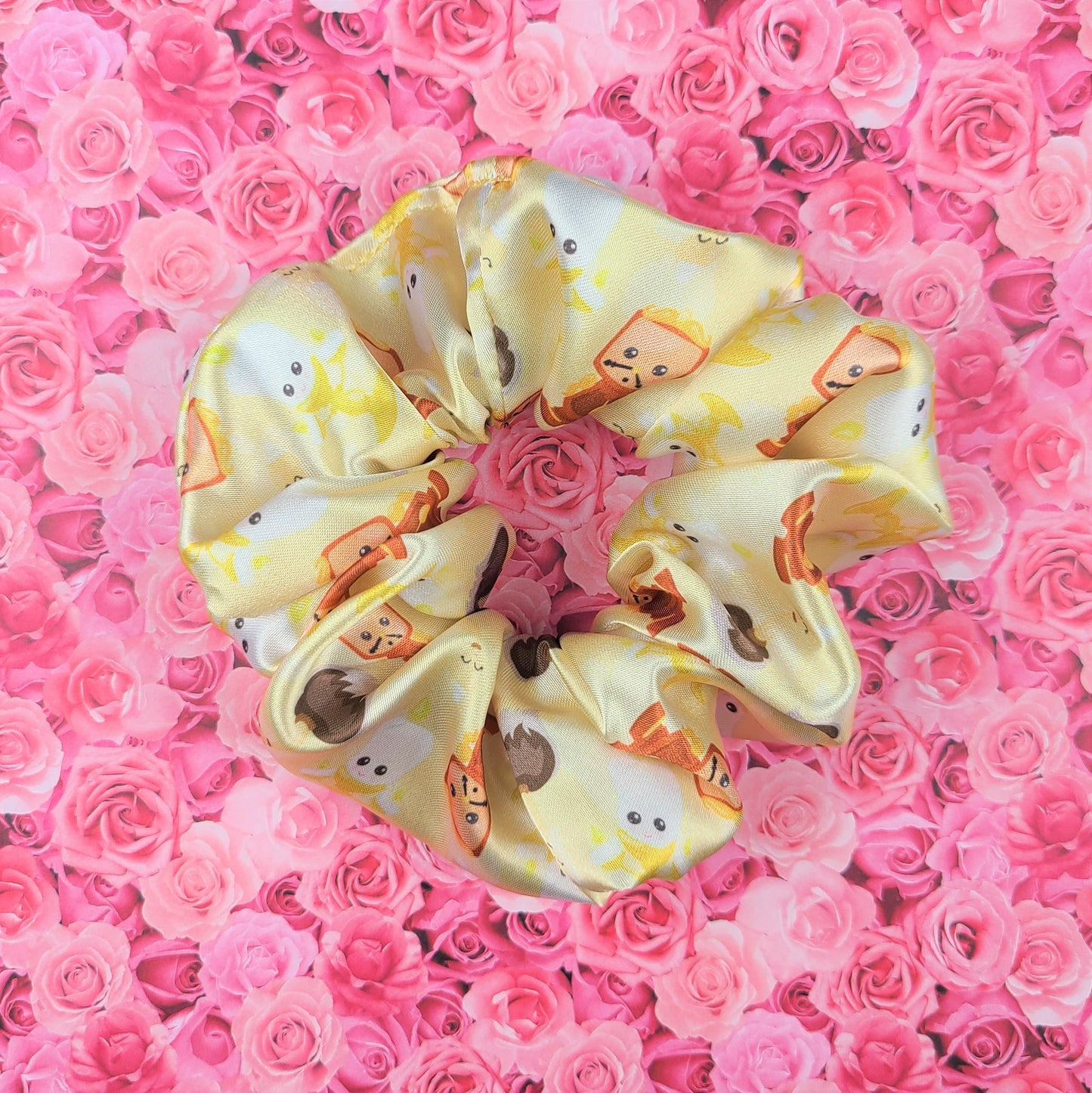 Beauty and the Beast Satin Scrunchie