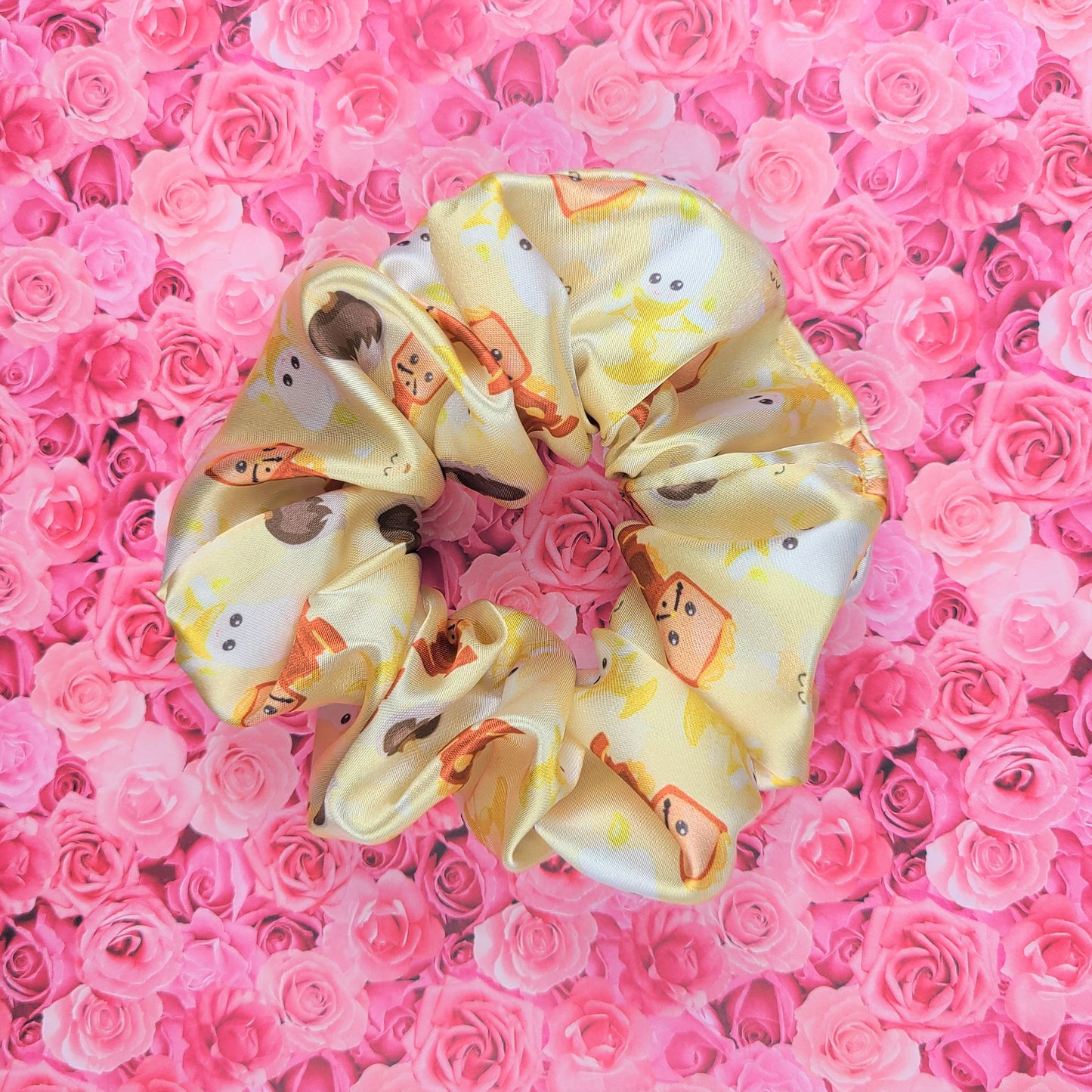 Beauty and the Beast Satin Scrunchie