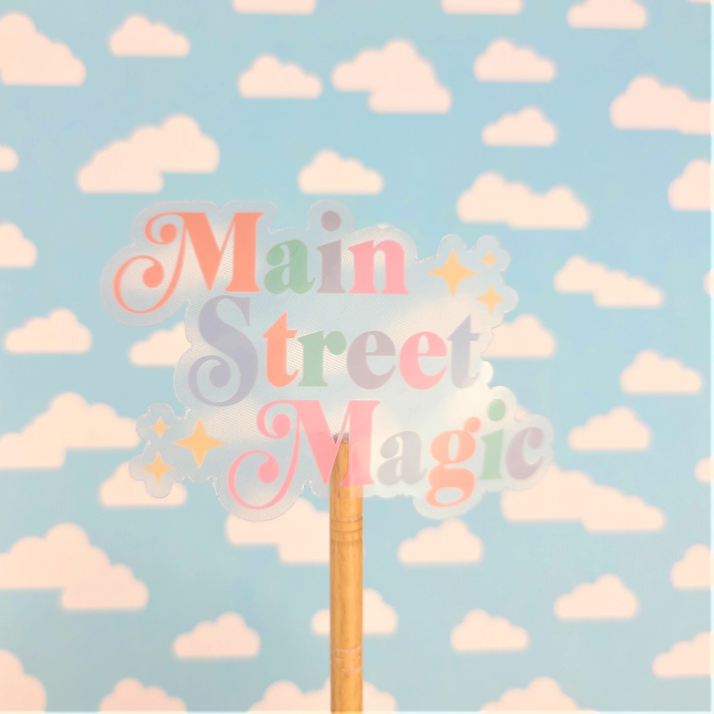 Main Street Magic Clear Vinyl Sticker