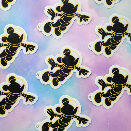Astro Mickey Vinyl Sticker