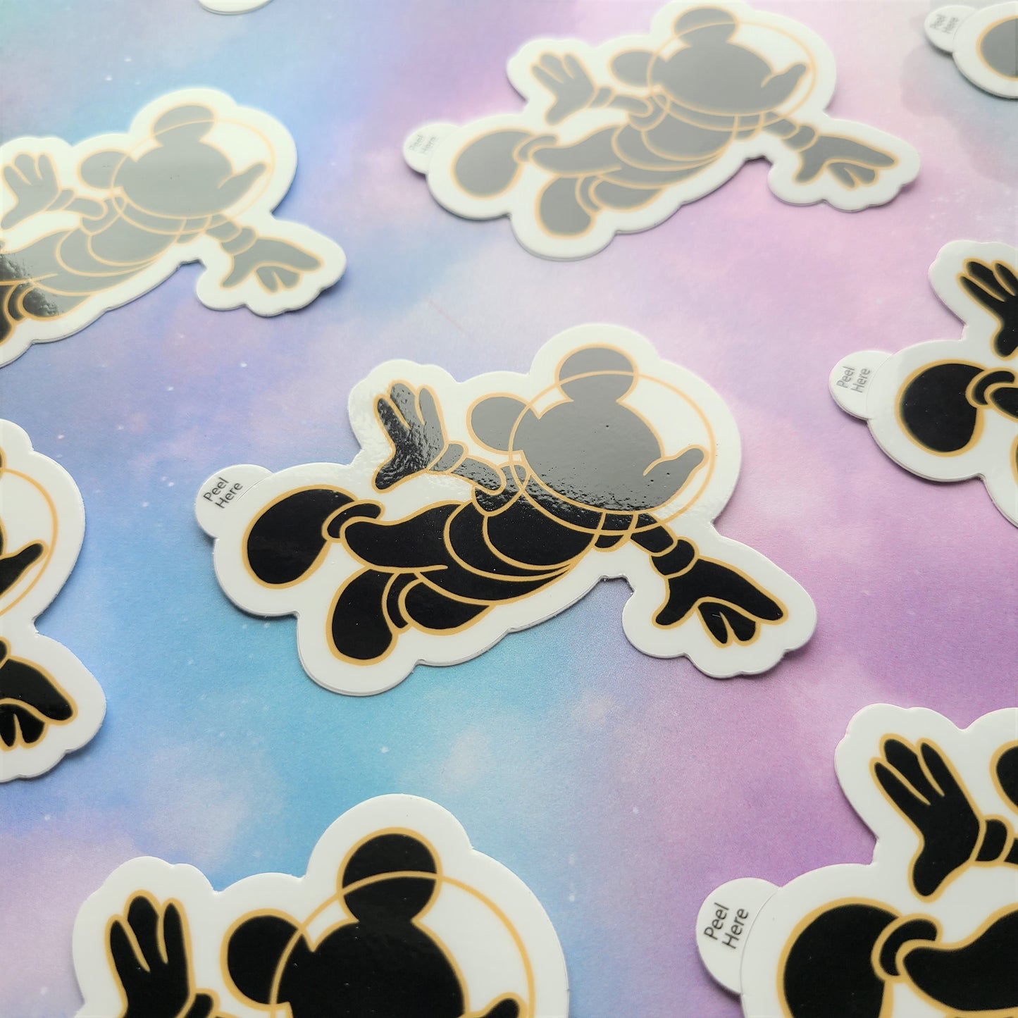 Astro Mickey Vinyl Sticker