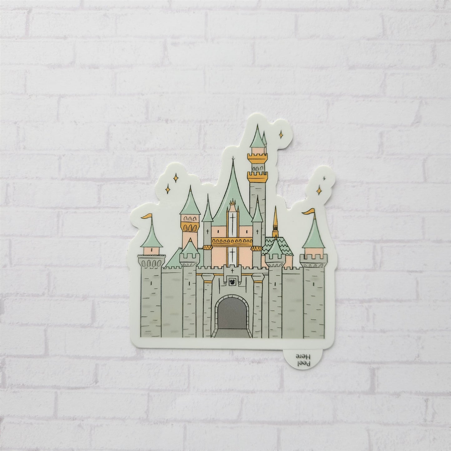 Disneyland Castle Vinyl Sticker