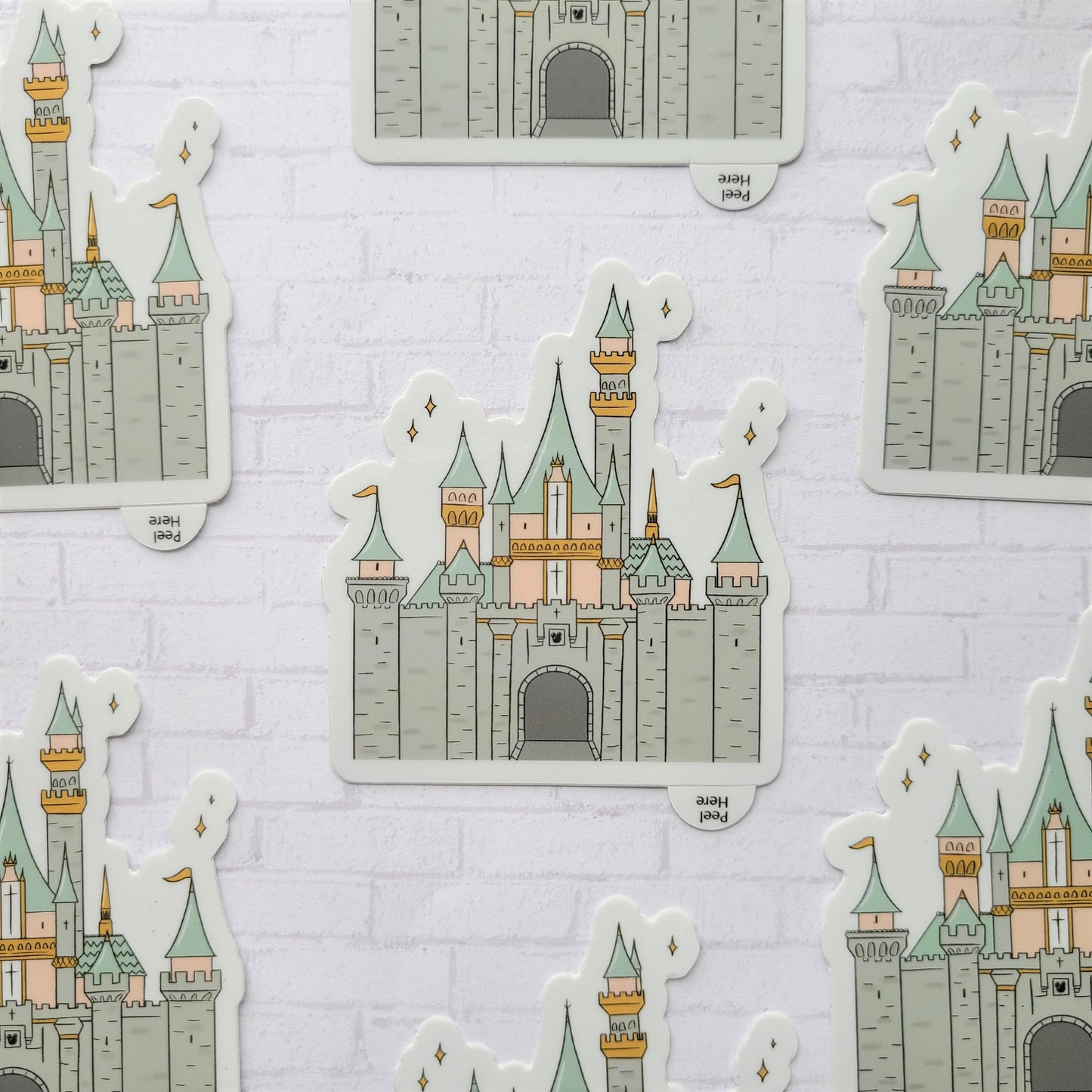 Disneyland Castle Vinyl Sticker