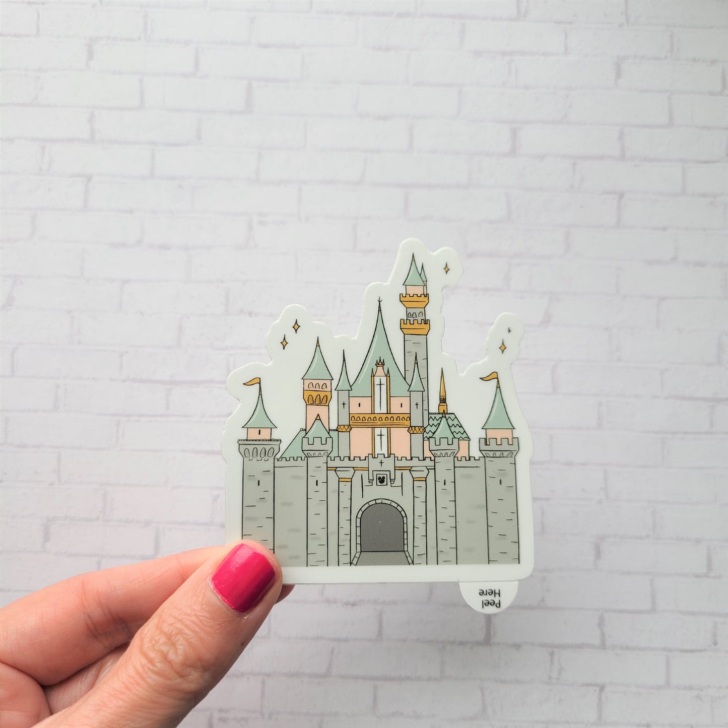 Disneyland Castle Vinyl Sticker