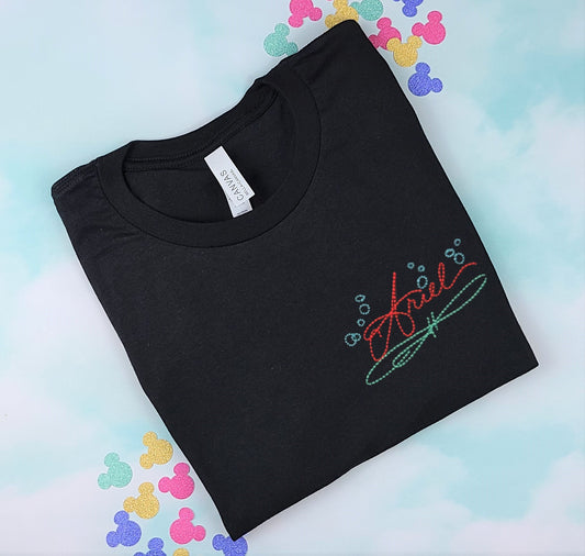 Ariel Autograph Embroidered Tee