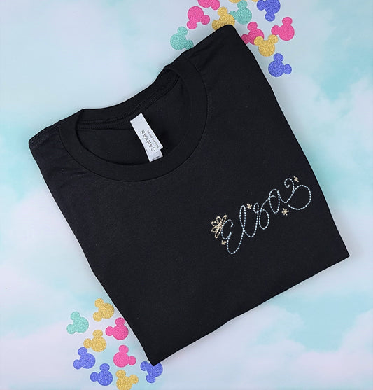 Elsa Autograph Black Tee